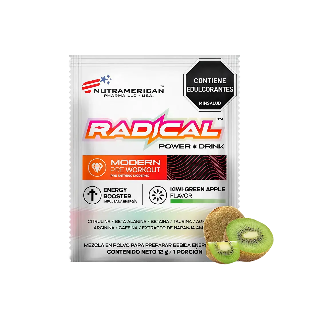 SOBRE RADICAL POWER DRINK 12 GRAMOS – NUTRAMERICAN