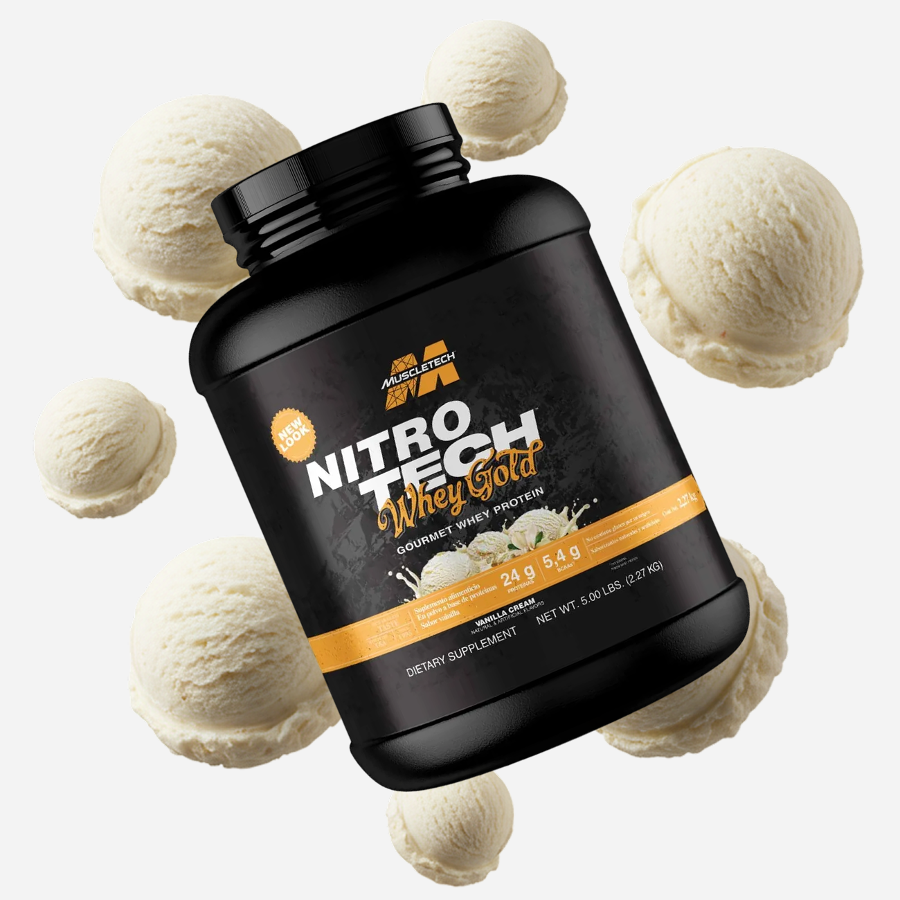 Proteína 100% Whey Gold Nitro-Tech - Muscletech