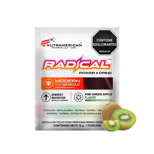 SOBRE RADICAL POWER DRINK 12 GRAMOS – NUTRAMERICAN